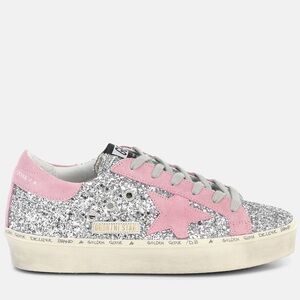 Authentic Golden Goose Hi Star 39 sequin pink